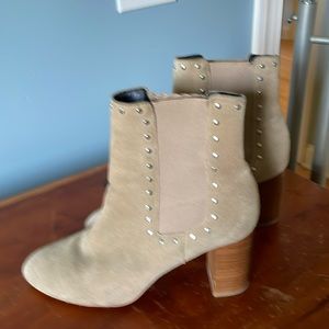 Rebecca Minkoff, beige suede boots size 9